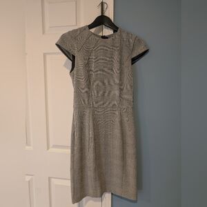 H&M Classic Gray Midi Work Dress